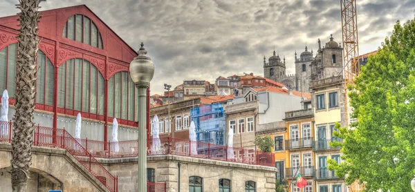 Porto Portugal June 2021 Historical Center Summertime Hdr Image —  Fotos de Stock