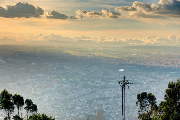 Bogota Colombia April 2019 Cityscape Cloudy Weather — 스톡 사진