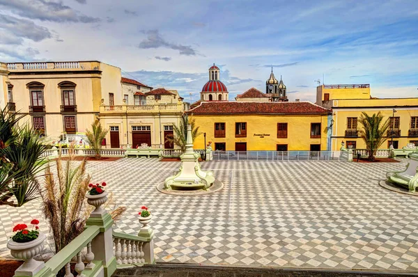 Santa Cruz Palma Spain March 2020 Historical Center Cloudy Weather — Foto de Stock