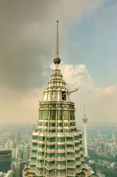 Kuala Lumpur Malaysia March 2019 Cityscape Petronas Towers Hdr Image — Foto de Stock