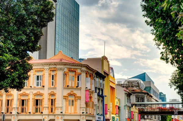 Singapore March 2019 Little India Sunny Weather — Stockfoto