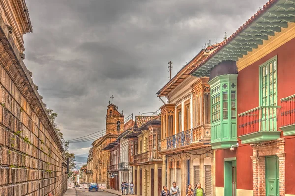 Bogota Colombia April 2019 Historical Center Cloudy Weather — Zdjęcie stockowe