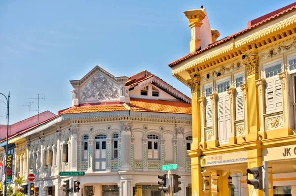Singapore March 2019 Little India Sunny Weather — Foto Stock