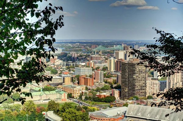 Montreal Canada September 2019 Cityscape Mont Royal Park Hdr Image – stockfoto