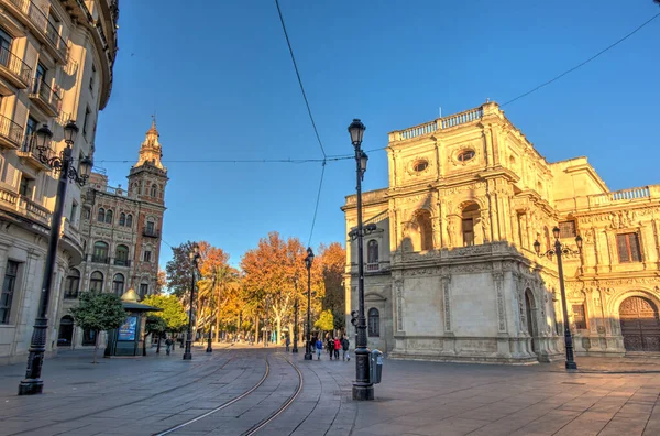 Sevilla Spain January 2019 Historical Center Sunny Weather — Stockfoto