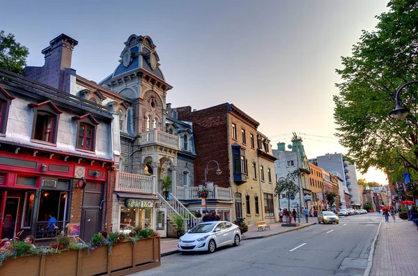 Quebec City Canada September 2017 Historical Center View Hdr Image — Fotografia de Stock