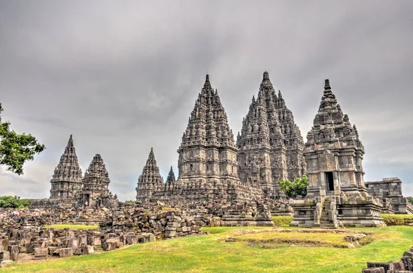 Tempio Prambanan Giava Indonesia — Foto Stock