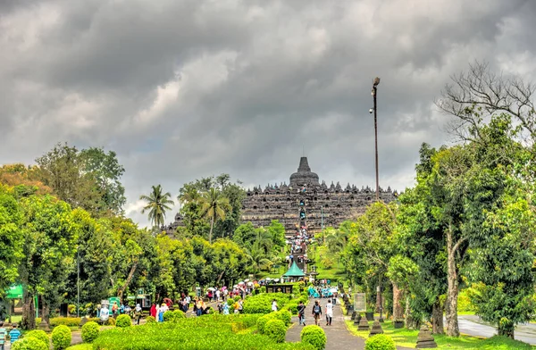 Chrám Borobudur Java Indonésie — Stock fotografie