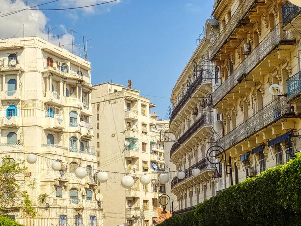 Algiers Algeria March 2020 Colonial Architecture Sunny Weather Hdr Image – stockfoto