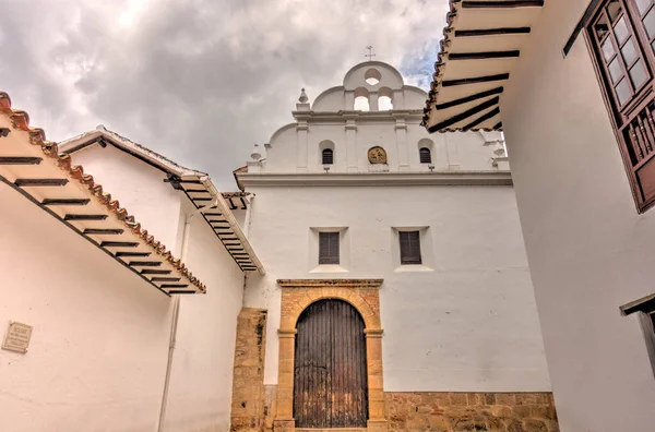 Villa Leyva Colombia April 2019 Historical Center Cloudy Weather — Stockfoto