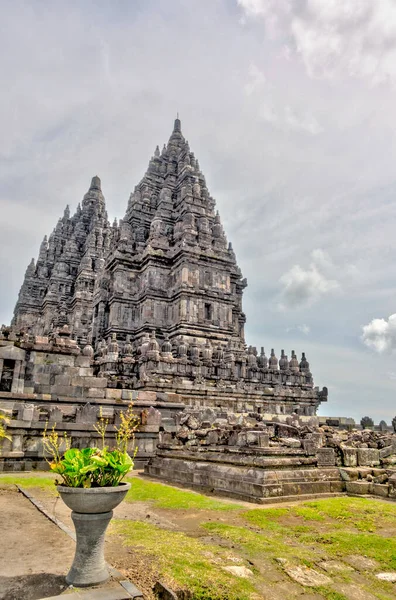 Храм Прамбанан Ява Індонезія — стокове фото