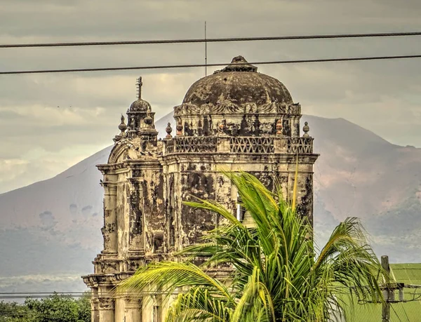 Leon Nicaragua January 2016 Historical Center View Hdr Image — Stok Foto