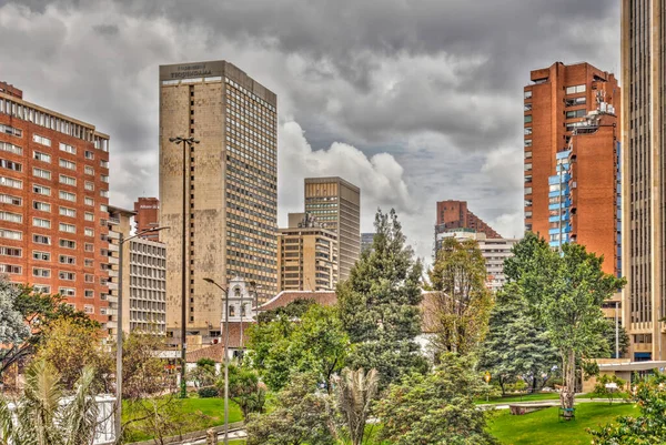 Bogota Colombia April 2019 Historical Center Cloudy Weather — Stok fotoğraf