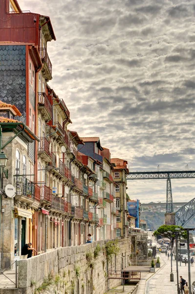 Porto Portugal June 2021 Historical Center Summertime Hdr Image — Stockfoto