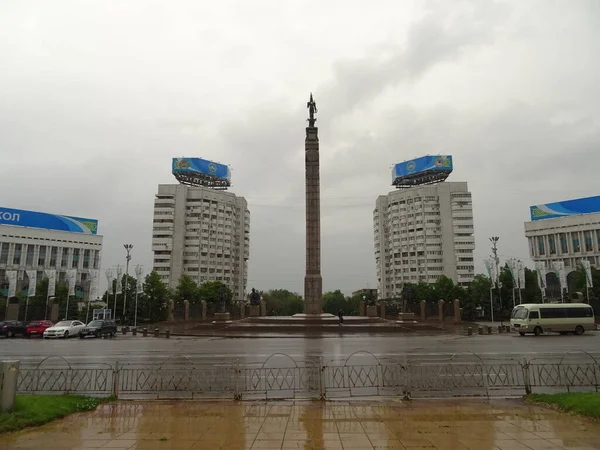 Almaty Kazakhstan April 2016 City Center Springtime — 스톡 사진