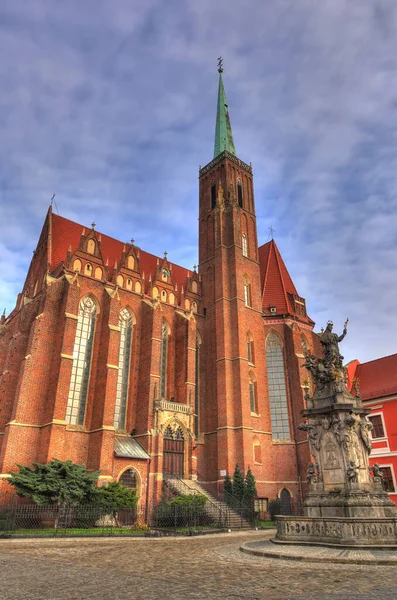 Wroclaw Poland August 2021 Historical Center Summertime — Stockfoto