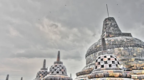 Świątynia Borobudur Java Indonezja — Zdjęcie stockowe