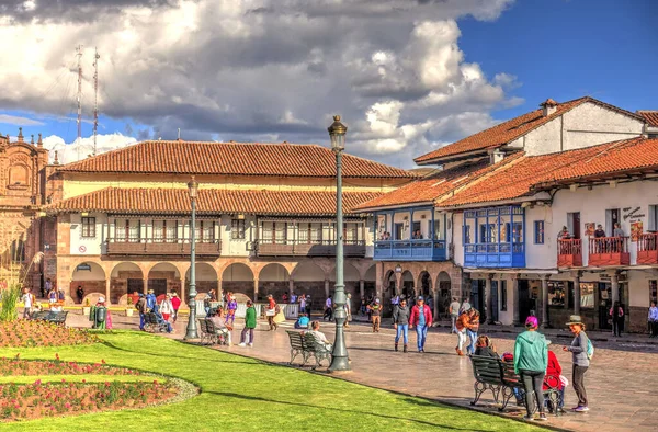 Cusco Peru April 2018 Historical Center Sunny Weather — Stok fotoğraf