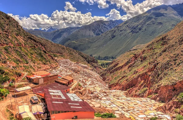 Maras Salt Mine Cuzco Peru — Fotografia de Stock