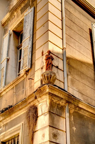 Nimes France August 2019 Historical Landmarks Summertime Hdr Image — Photo