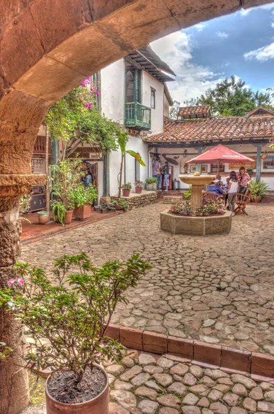 Villa Leyva Colombia April 2019 Historical Center Cloudy Weather — Stock Photo, Image