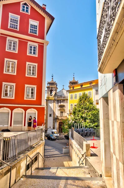 Коимбра Португалия Июль 2019 Года Исторический Центр Солнечную Погоду — стоковое фото