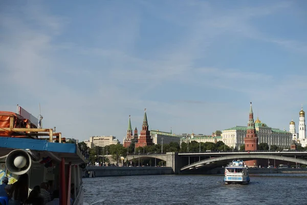 Moscow Russia August 2018 Historical Center Cloudy Weather — Zdjęcie stockowe