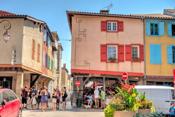 Foix France August 2019 Historical Center Summertime Hdr Image — ストック写真