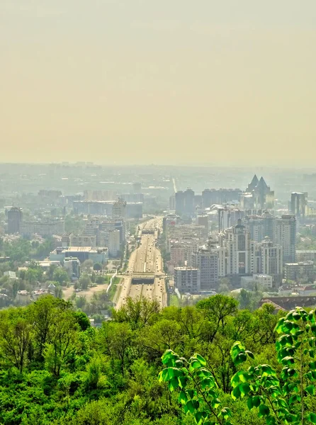 Almaty Kazakhstan April 2016 City Center Springtime — Stok fotoğraf