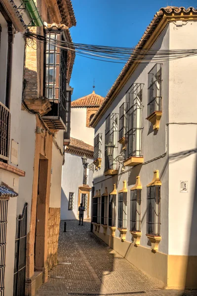 Landmarks Ronda City Located Top Mountain Andalusia Spain — Fotografia de Stock