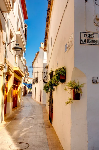 Beautiful View Xabia Spain — Stok fotoğraf