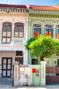 Singapore - March 2019 : Little India in sunny weather