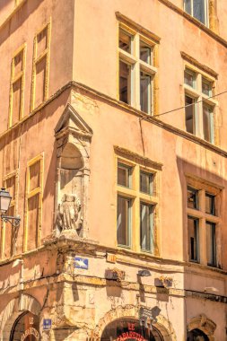 Lyon, France - August 2019 : Historical center in summertime