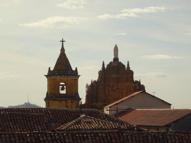 LEON, NICARAGUA - January 2016: Historical center view, HDR Image