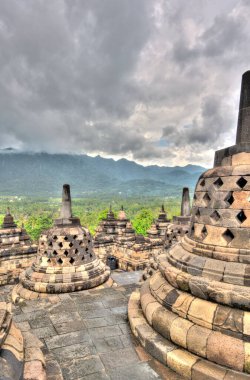 borobudur tapınağı, java, Endonezya