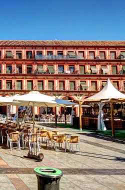 CORDOBA, SPAIN - April 2017: Historical center in springtime, HDR image