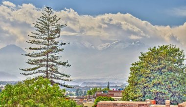 AREQUIPA, PERU - APRIL 2018 : Historical center in Arequipa