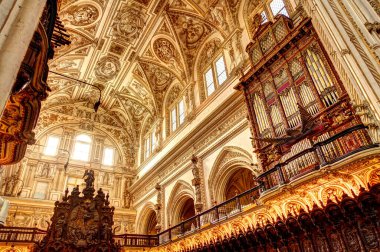 CORDOBA, SPAIN - April 2017: Historical center in springtime, HDR image