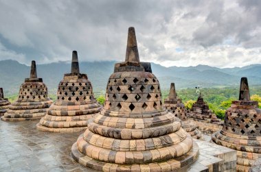 borobudur tapınağı, java, Endonezya