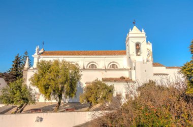 FARO, PORTUGAL - JANUARY 2019: Historical center in sunny weather, HDR image