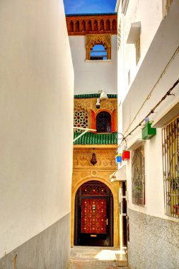 Rabat, Morocco - January 2015 : Historical center in wintertime