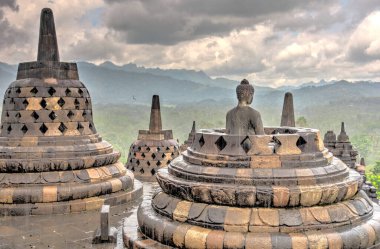 borobudur tapınağı, java, Endonezya