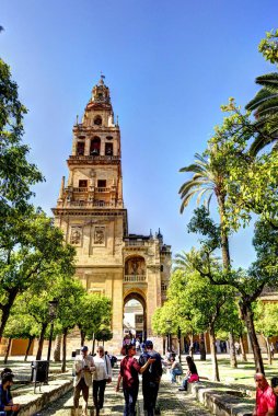 CORDOBA, SPAIN - April 2017: Historical center in springtime, HDR image