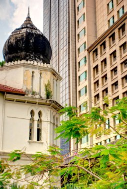 Kuala Lumpur, Malaysia - March 2019 : Historical center, HDR image