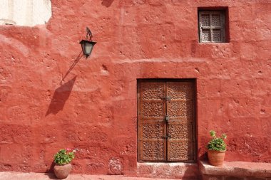 AREQUIPA, PERU - APRIL 2018 : Historical center in Arequipa