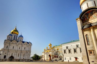 MOSCOW, RUSSIA - AUGUST 2018: Historical center in sunny weather, HDR image