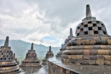 borobudur tapınağı, java, Endonezya