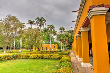 Santa Marta, Colombia - April 2019 : Quinta de San Pedro Alejandrino and Bolivar memorial