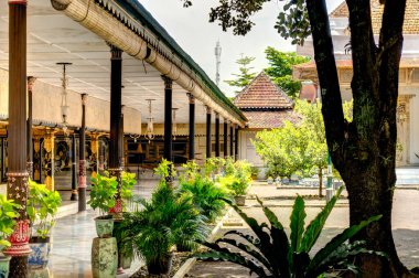 YOGYAKARTA, INDONESIA - APRIL 2019: Kraton Palace in sunny weather