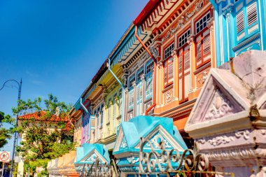 Singapore - March 2019 : Little India in sunny weather